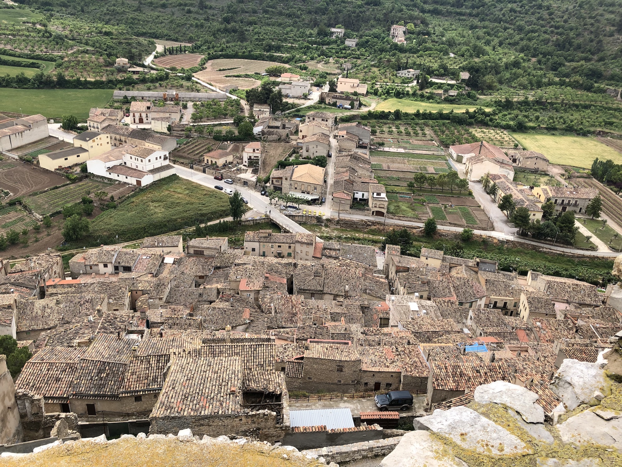 Guimerà vist des de la Torre del Castell