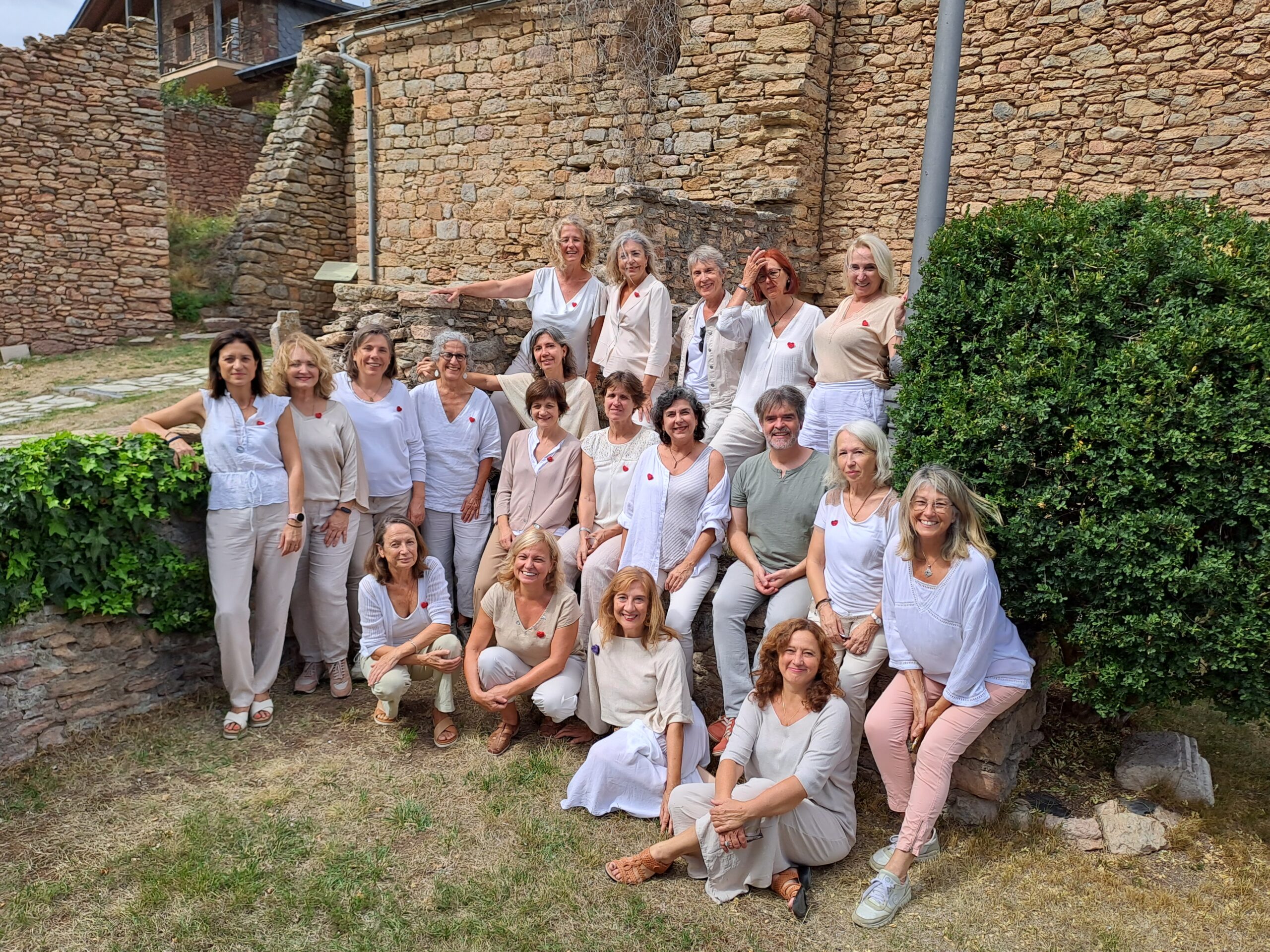 Foto de grup amb amfitriona